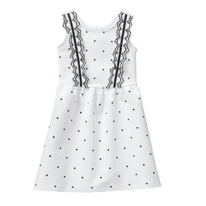 Janie and Jack DOT PONTE DRESS